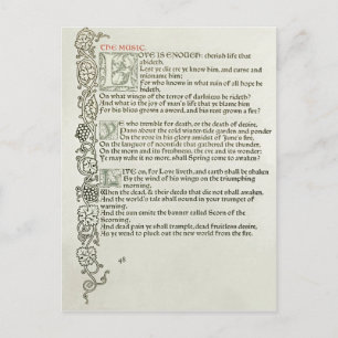 Liefde is genoeg, 1897 briefkaart