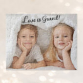 Liefde is groot! Kleinkinderen foto Legpuzzel