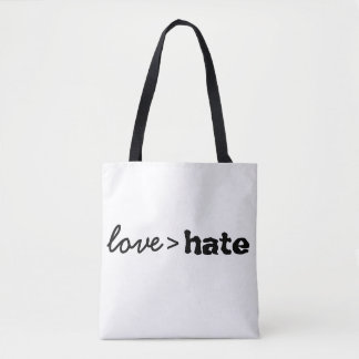 Liefde is groter dan Hate Tas