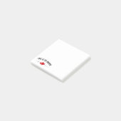 Liefde Is het Antwoord Minimaal Post-it® Notes (Schuin)