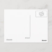 Liefde is het antwoord Wit op zwart Briefkaart (Achterkant)