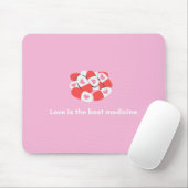 "Liefde is het beste medicijn" muismat (Met muis)