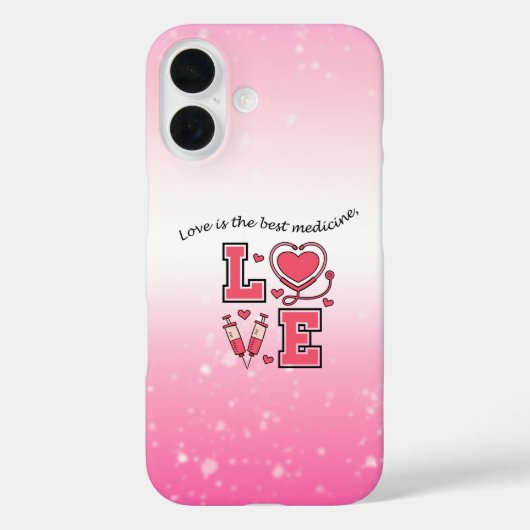 Liefde is het beste medicijn - Telefoonhoes Case-Mate iPhone Case (Achterkant)
