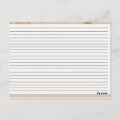 Liefde is het Breken van koffie Vrijgezellenfeest  Briefkaart (Achterkant)