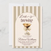 Liefde is het brouwen van Espresso Martini Bow Vri Kaart (Voorkant)