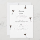 Liefde is het brouwen van espresso martini bruilof kaart (Achterkant)