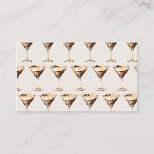 Liefde is het brouwen van Espresso Martini Display Informatiekaartje (Achterkant)