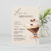 Liefde is het brouwen van Espresso Martini Vrijgez Kaart (Staand voorkant)