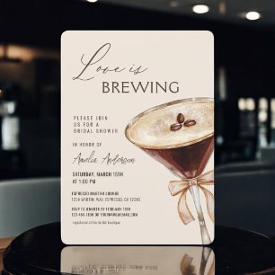 Liefde is het brouwen van Espresso Martini Vrijgez Kaart