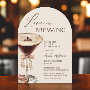 Liefde is het brouwen van Espresso Martini Vrijgez Kaart