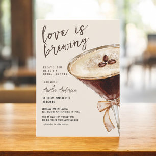 Liefde is het brouwen van Espresso Martini Vrijgez Kaart