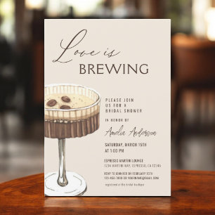 Liefde is het brouwen van Espresso Martini Vrijgez Kaart
