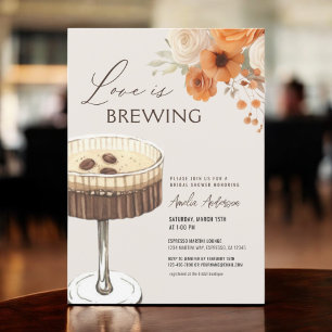 Liefde is het brouwen van Espresso Martini Vrijgez Kaart
