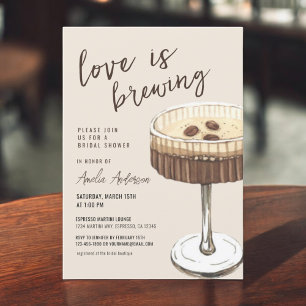 Liefde is het brouwen van Espresso Martini Vrijgez Kaart
