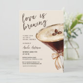 Liefde is het brouwen van Espresso Martini Vrijgez Kaart (Staand voorkant)