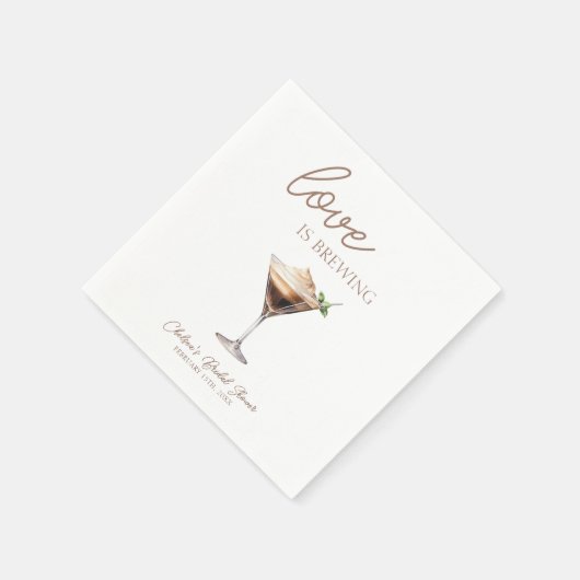 Liefde is het brouwen van Espresso Martini Vrijgez Servet (Hoek)