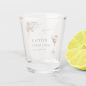 Liefde is het brouwen van Espresso Martini Vrijgez Shot Glas (Achterkant)