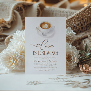 Liefde is het brouwen van koffie Vrijgezellenfeest Kaart