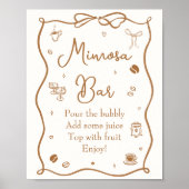 Liefde is het brouwen van koffie Vrijgezellenfeest Poster (Voorkant)