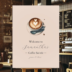 Liefde is het brouwen van koffie Vrijgezellenfeest Poster