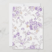 Liefde is het Brouwen van Lavendel Tea Floral Vrij Kaart (Achterkant)