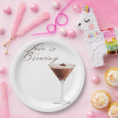 Liefde is het brouwen van papier Bord (Feest)