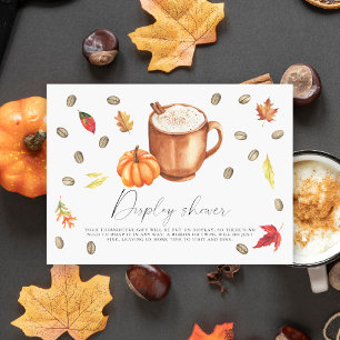 Liefde is het brouwen van Pumpkin Latte Display br Informatiekaartje
