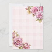 Liefde is het brouwen van Victoriaans bruids thee Kaart (Achterkant)