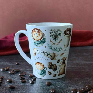 Liefde is het brouwen van Vrijgezellenfeest gesche Latte Mok