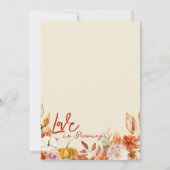 Liefde is het brouwen van Witch Cauldron Herfst Vr Kaart (Achterkant)