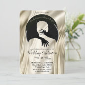 Liefde is het enige dat er bruiloft is kaart (Staand voorkant)