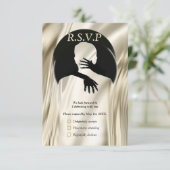 Liefde is het enige dat er een RSVP-kaart is RSVP Kaartje (Staand voorkant)