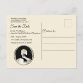 Liefde is het enige dat er is Save the Dates Aankondigingskaart (Achterkant)