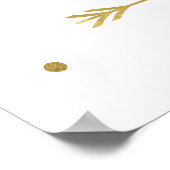 Liefde is het enige dat je gouden stippen poster n (Hoek)