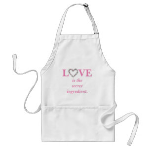 Liefde is het geheim ingrediënt Apron Standaard Schort