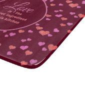 Liefde is het geheime ❤ snijplank (Hoek)