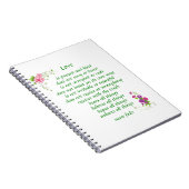 Liefde is het grootste - Notitieboek (Rechterzijde)