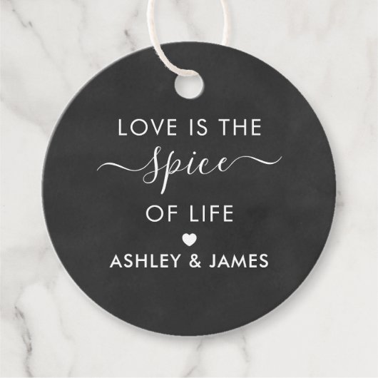 Liefde is het Label van de Spice of Life Wedding, (Voorkant)