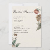 Liefde is in bloei bruids douche uitnodigingen, kaart (Voorkant)