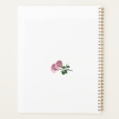 Liefde is in bloei bruiloft planner (Achterkant)