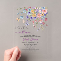 Liefde is in bloei Libellen Baby Shower
