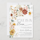 Liefde is in Bloom Autumn Garden Bloemen Kaart (Voorkant)