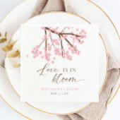 Liefde is in Bloom Cherry Blossoms Wedding Servet