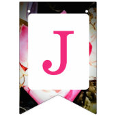 Liefde is in Bloom Just Married bunting banner (Tweede vlag)