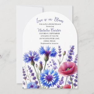 Liefde is in Bloom Spring Floral Vrijgezellenfeest Kaart