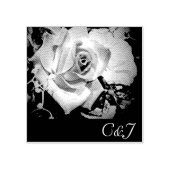 Liefde is in Bloom Wood Art Stamp Rubberstempel (Afrduk)