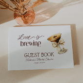 Liefde is in de lucht Bow Espresso Martini Bruidsf Gastenboek