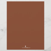 Liefde is in de Lucht Bruidsbruiloft Coffee Flyer (Achterkant)