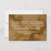 Liefde is in de lucht Bruidsfeest Dankkaart Bedankkaart (Voorkant)