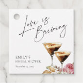 Liefde is in de lucht Elegant Bruidsfeest Bedankjes Labels (Voorkant)